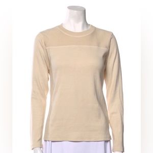 Imogene and Willie Varsity Crew Neck Tee Natural XS